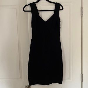 Black mini dress
